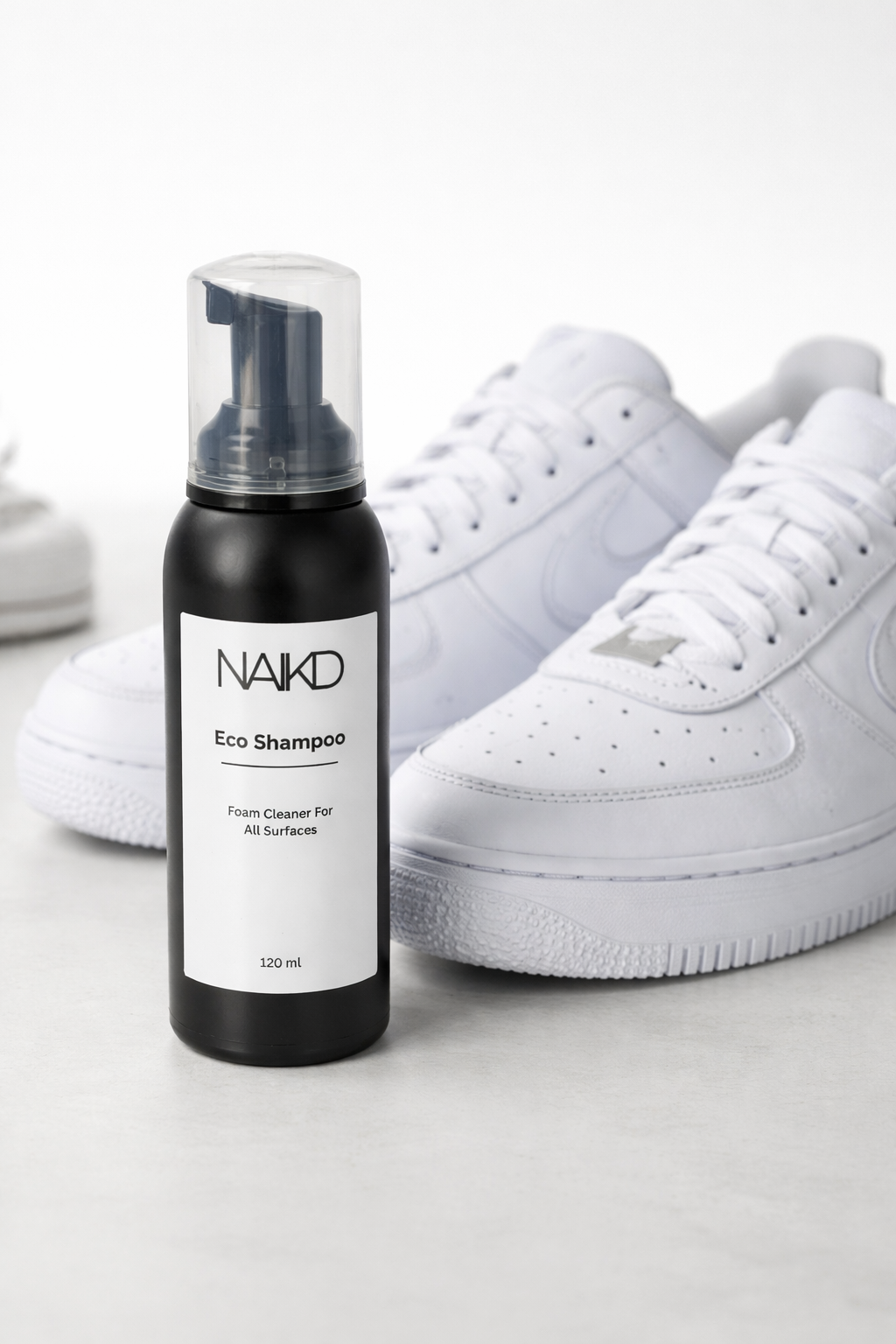 NAIKD eco sneaker shampoo for cleaning shoes and sneakers